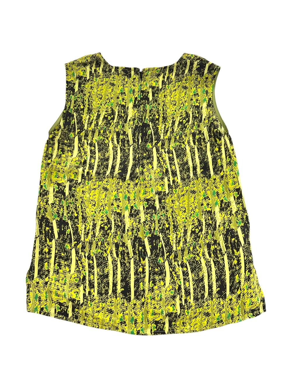 Designer Raffinalla Neon Wasabi Abstract Print Top